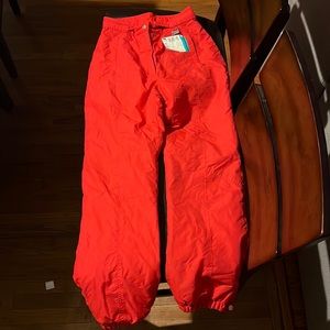 Original 1995 Chalet Ski Pants Red